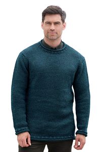 Pull en laine signature avec motifs tricotés personnalisés, manches longues, pour homme et femme, avec marque privée - Product Image 1