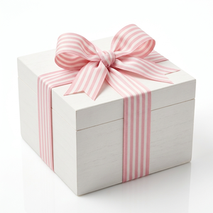 Cinta Grosgrain de 38mm Rosa y Blanca con Rayas Multicolores al por Mayor para Accesorios para el Cabello, Envoltura Decorativa, Manualidades y Decoración de Empaques - Product Image 3