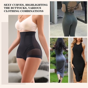 Shorts gainants respirants à haute compression pour femmes, 100 % coton, vente en gros - Product Image 2