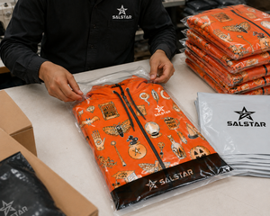 Wholesale <b>Halloween</b> Orange Premium Quality Fabric Sublimation <b>Hoodie</b> Custom Printed Pullover Sweatshirt Private Label OEM ODM - Product Image 5