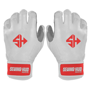 Guantes de Béisbol con Logotipo Personalizado de Fábrica OEM, Guantes Deportivos de Softbol de Cuero Genuino con Agarre Premium, Venta al Por Mayor - Product Image 1