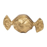 Sculpture abstraite vintage en laiton et aluminium, art décoratif en métal, statue décorative, figurine en métal pour hôtel, décoration de table à domicile