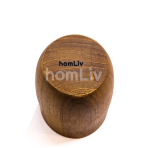 Vaso de Madera de Teca Hecho a Mano, Taza de Madera Natural Ecológica, Artículos de Bar Marrones, Regalo para el Hogar o Cafetería, Material Sostenible para Fiestas - Product Image 5