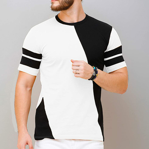 T-shirt en jersey pour homme, taille plus, manches courtes, col rond, tricoté, décontracté, 100% laine mérinos, écologique - Product Image 5
