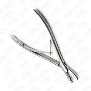 Surgical Instrument Stainless Steel Manual Power Source Precise Bone Cutting Adson Cranial Rongeur Curved Orthopedic - Product Image 3