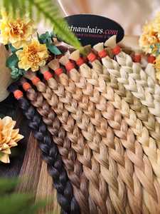 Cabello Humano Natural Liso 100% Virgen Remy Vietnamita, Ondulado Sedoso, Venta al por Mayor, Alta Calidad, 1KG, Todos los Colores, Cabello de Vietnam - Product Image 3