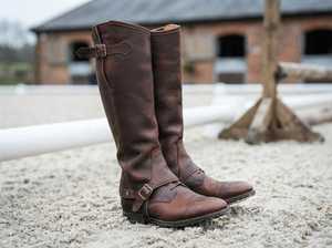 Durable Genuine Leather <b>Half</b> <b>Chaps</b> Custom Unisex Equestrian Riding Gaiters High Quality Horse Equipment LHC-0017 - Product Image 5