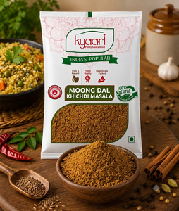 Mélange d'assaisonnement indien authentique Moong Dal Khichdi Masala le plus populaire pour les recettes classiques de riz et de lentilles, facile à préparer - Product Image 1
