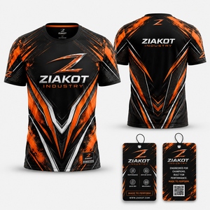 เสื้อยืด ZIAKOT ดีไซน์ใหม่สำหรับผู้ชาย ลายพรางมะกอก-ดำ รำลึกถึงการเสียสละ - Product Image 4