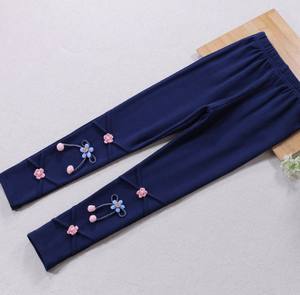 Leggings Vintage para Niñas, Pantalones Finos Ecológicos 100% Algodón para Bebés y Niños Pequeños - Product Image 6