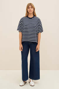T-shirts amples d'été pour femmes, 100% coton, respirants, doux, de haute qualité, décontractés, avec logo personnalisé, vente en gros, style streetwear - Product Image 2