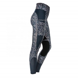 Best Quality <b>Equestrian</b> horse riding silicon <b>legging</b> and breeches with pockets And silicon grip horse riding product AM898 - Product Image 2