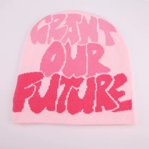 Bonnet d'hiver personnalisé avec logo, unisexe, doublure satinée, 100 % acrylique, revers jacquard, style urbain, ajustable, motif original - Product Image 4