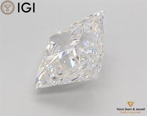 Haute qualité princesse coupe 2.50 Ct CVD laboratoire cultivé superbe diamant en vrac E couleur VS1 clarté 7.29 MM IGI certifié pour les bijoux fins - Product Image 5