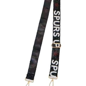 CRYSTAL CRAFT Perles de verre style indien, couleur et taille personnalisées, accessoires pour bandoulière de sac, accepte les commandes personnalisées - Product Image 1