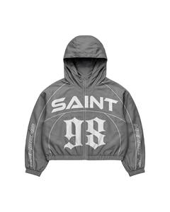 ชุดเซ็ตสตรีทแวร์ 2 ชิ้น เสื้อแจ็คเก็ตและกางเกงวอร์มสะท้อนแสง 3M ผ้าไนลอน - Product Image 4