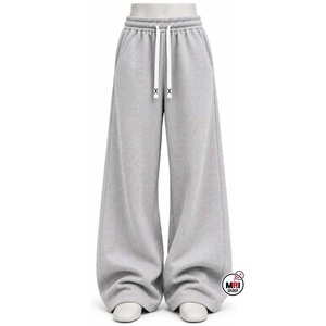 Pantalon de survêtement large pour homme, couleur or foncé, taille élastique avec cordon de serrage, 100 % coton respirant, idéal pour l'automne - Product Image 5