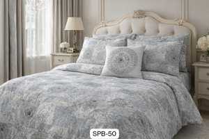 Ropa de Cama Moderna para Dormitorio, Sábana de Microfibra de 125 GSM con Diseño Sólido, Ecológica, Duradera, 300 Hilos, para Hogares y Hoteles - Product Image 4