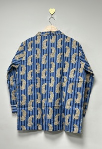 Ensemble de pyjama en coton élégant et luxueux pour femmes, 3 pièces, imprimé léopard, vêtements de détente, haut boutonné, pantalon et pochette - Product Image 4