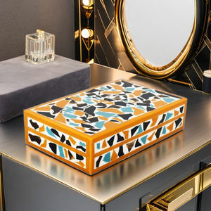 Designer Bone Inlay Storage <b>Box</b> Handmade Floral Pattern <b>Keepsake</b> <b>Box</b> - Product Image 1