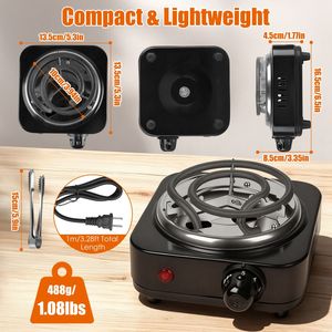 Calentador de Carbón para Hookah de Acero Inoxidable de 500W con Calentamiento Rápido, 5 Niveles de Temperatura, Diseño de Termostato Seguro, Resistente al Óxido, con Funciones Adicionales - Product Image 3