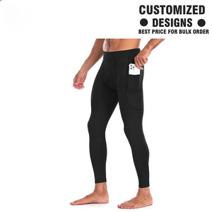 Leggings de compression pour hommes haute performance, personnalisables, séchage rapide, respirants, pour le sport et l'entraînement en extérieur - Product Image 4