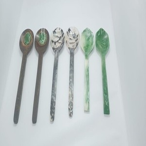 Hot Selling Multi-Purpose Eco-Friendly Resin <b>Salad</b> Serving Elegant Utensils India TIME 2 DECOR <b>Salad</b> Spoon Set Low Price - Product Image 3