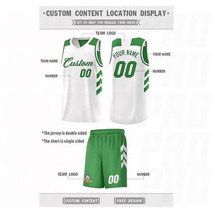 Uniformes de basket-ball rétro personnalisés, séchage rapide, maillots de basket-ball pour hommes, vente en gros, uniformes de sport réversibles par sublimation - Product Image 3