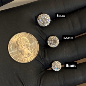 GRA Certification Luxury Diamond Moissanite <b>Earrings</b> 925 Sterling <b>Silver</b> VVS Moissanite Diamond <b>Stud</b> <b>Earring</b> for Women - Product Image 4