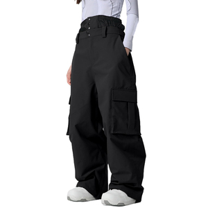 Pantalones de esquí impermeables y duraderos para mujer, para deportes de invierno, pantalones térmicos para snowboard con costuras avanzadas para clima extremadamente frío - Product Image 1