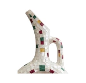 <b>Unique</b> Handmade Mother of Pearl <b>Vase</b> for Interior Projects - Product Image 2
