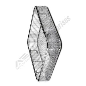 Plateau de stérilisation en maille métallique en acier inoxydable pour instruments médicaux avec poignée, pour instruments chirurgicaux et autoclave - Product Image 5