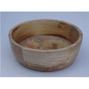 Bol à pâte en bois fait à la main pour bougies vides décoration de la maison de Noël avec bocaux et votive pour l'éclairage - Product Image 2