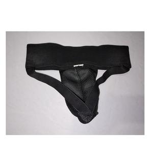 อุปกรณ์ป้องกันขาหนีบสำหรับผู้ชาย ทำจากโพลีเอสเตอร์สีดำ คุณภาพสูง ทนทาน รองรับการฝึกซ้อมศิลปะการต่อสู้ มวย  พร้อมบริการสกรีนโลโก้เพื่อความปลอดภัย - Product Image 5