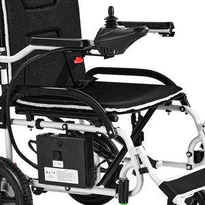 Sedia a Rotelle Elettrica Pieghevole e Leggera per Adulti, Autonomia di 12 Miglia, Capacità 220 libbre - Product Image 6