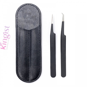 Meilleur ensemble professionnel de pinces à épiler en acier inoxydable 5 pièces pour extensions de cils en volume - Product Image 1