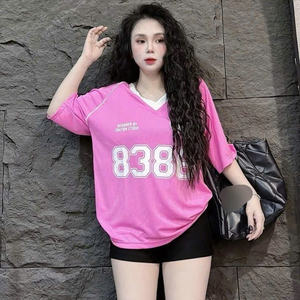 เสื้อยืดลายการ์ตูนมิกกี้น่ารักสำหรับผู้หญิง-ผ้าฝ้ายเนื้อนุ่มระบายอากาศได้ดีสไตล์ลำลองเหมาะกับกางเกงยีนส์กระโปรงกางเกงขาสั้น - Product Image 2