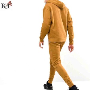 Pakistan Manufacturer Private Label Winter Hooded Casual Solid Men <b>Tracksuits</b> 100% Cotton Customized Your Own Design - Product Image 3