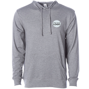 Custom Logo Lightweight Hoodie Wholesale Bulk Tri Blend Hood Shirt Blank Unisex Fleece <b>Pullover</b> Factory Price USA - Product Image 6