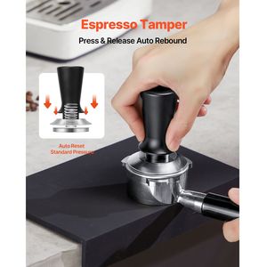 Pressino per Caffè Espresso in Acciaio Inox da 51mm con Impugnatura Antiscivolo, Molla da 30 Libbre, Strumento per Pressare il Caffè con Logo Personalizzato - Product Image 2
