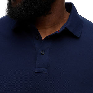 Polo en piqué coupe classique grande taille pour homme, respirant, doux, en coton extensible de qualité supérieure, broderie personnalisée - Product Image 4