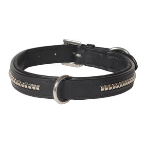 Collier pour chien en cuir véritable de qualité supérieure avec quincaillerie en acier inoxydable, collier pour animaux de compagnie de luxe durable et artisanal pour chiens - Product Image 6