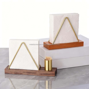 Porte-serviettes en bois plaqué personnalisé style art populaire, support de serviettes personnalisé pour table à manger, cuisine, restaurant, café, décoration intérieure, organisateur - Product Image 5