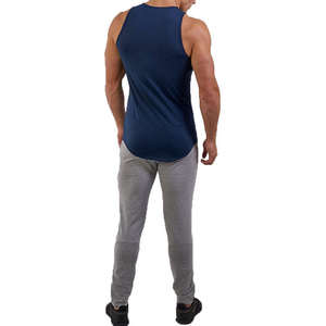 Camiseta sin mangas de algodón para hombre, la mejor calidad 2026, con logo personalizado, ecológica, informal, para gimnasio, fitness y entrenamiento. - Product Image 3