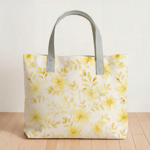 Sac de courses en tissu de coton réutilisable, sac fourre-tout écologique avec coutures robustes, sac d'épicerie pliable - Product Image 2