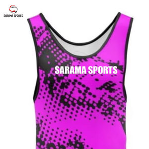 Singlet de Lucha Libre Personalizable de Alta Calidad y Cómodo, Colores Personalizados, Logotipo, Servicios OEM, Último Diseño, Gran Venta para Hombres - Product Image 2