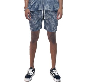 Pantalones Cortos Casuales para Hombre, Tie Dye, Cintura Media, 100% Algodón, Ligeros, Cómodos, Transpirables, de Alta Calidad para Verano - Product Image 2