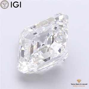 เพชร CVD ผลิตในห้องปฏิบัติการ สี E ความสะอาด VVS2 รูปทรง Asscher น้ำหนัก 3.50 กะรัต พร้อมใบรับรอง IGI สำหรับงานเครื่องประดับมืออาชีพ - Product Image 6