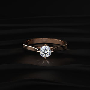 Factory Direct 1 Carat Moissanite <b>Solitaire</b> <b>Rings</b> For Corporate Jewelry Gifting And Luxury Anniversary Collections - Product Image 1