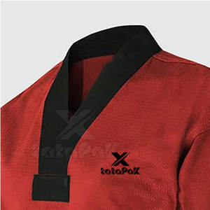 Uniforme de karaté uni extensible lavé en gros, 100 % coton, léger et respirant, pour adultes - Product Image 5